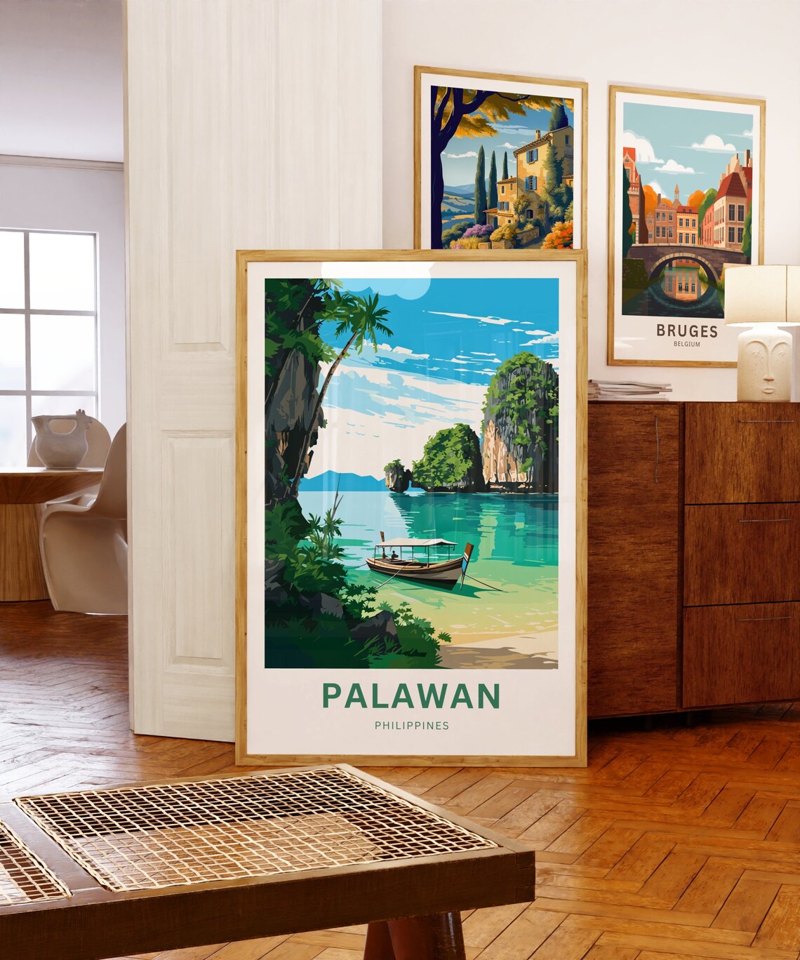 Palawan Travel Poster, Philippines Place Print - Image 5