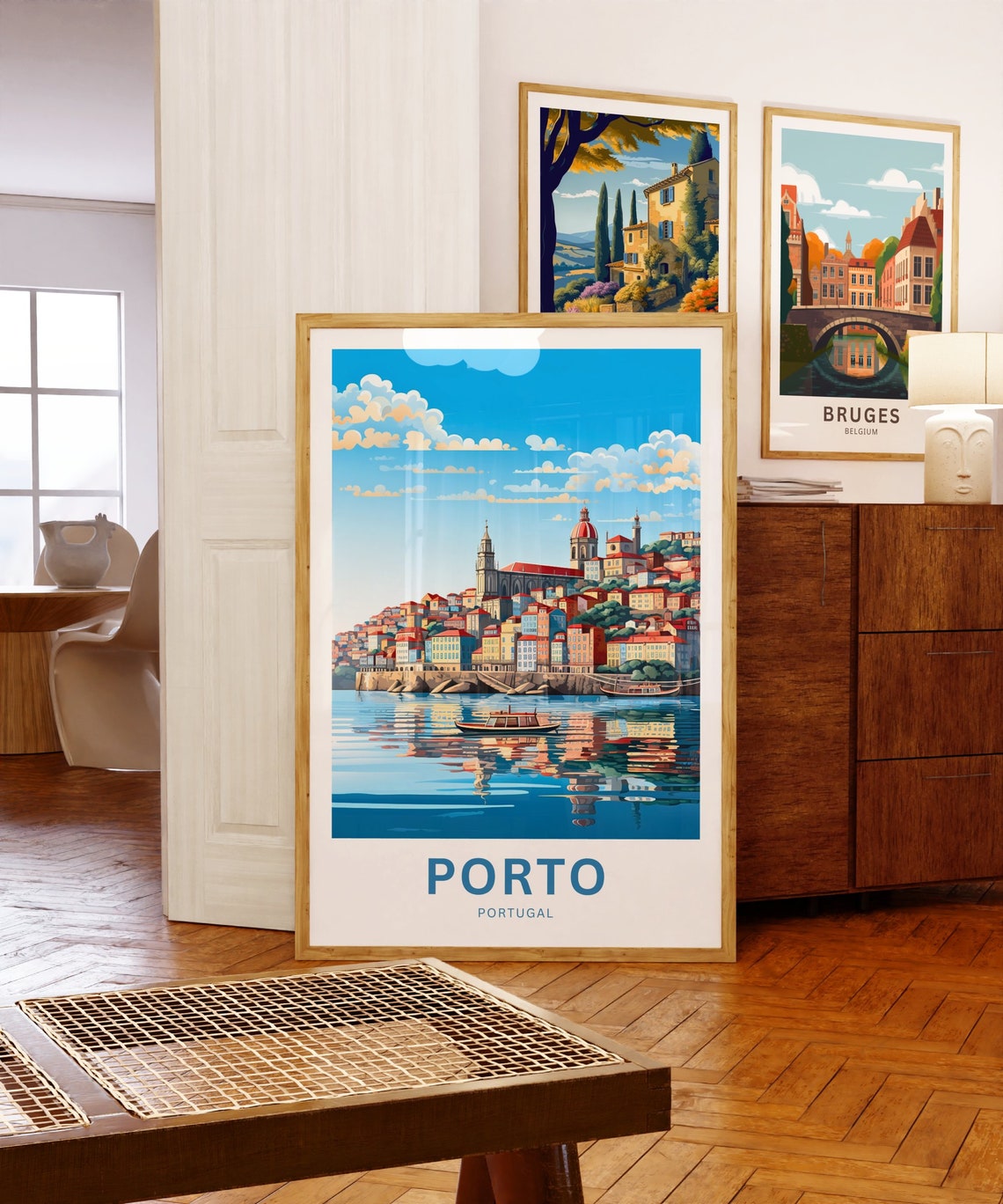 Personalized Porto Portugal Grand Waterfront Panorama Poster - Image 5