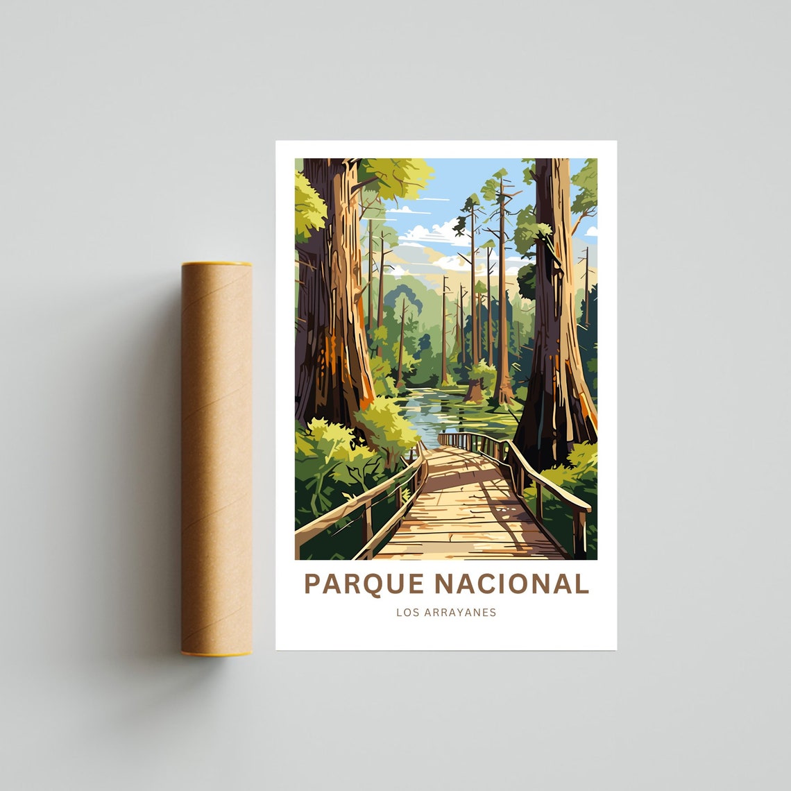 Personalized Parque Nacional Travel Print Parque Nacional Los Arrayanes Poster Argentina Wall Art Framed Present Gift Argentina Present - Image 4