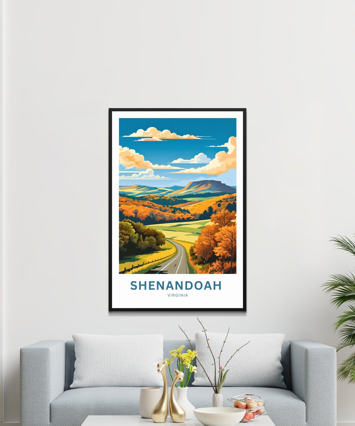 Shenandoah Virginia Autumn Blue Ridge Parkway Fall Road Poster - Image 3