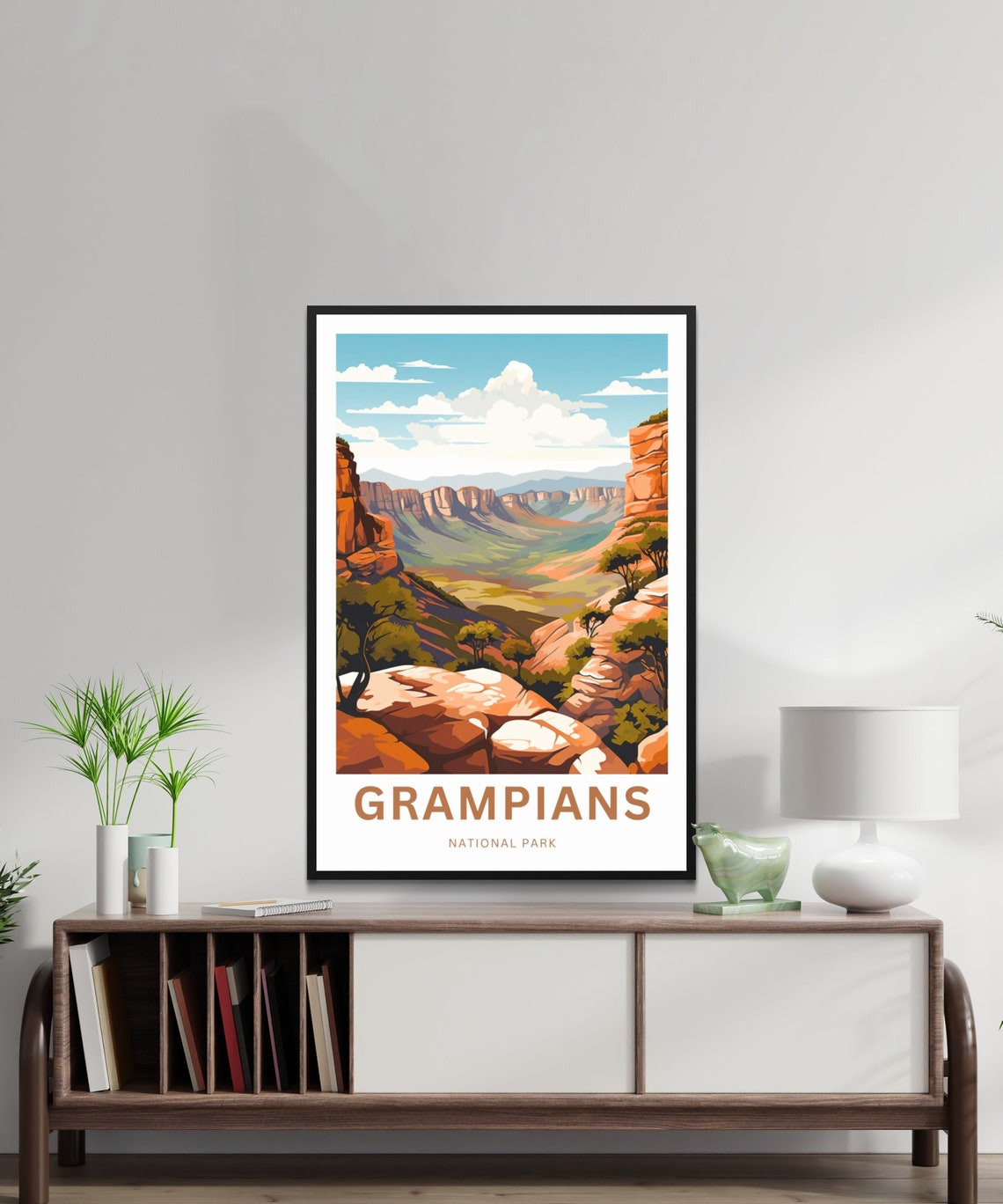 Personalized Grampians National Park Red Canyon Custom Travel Poster - Image 3