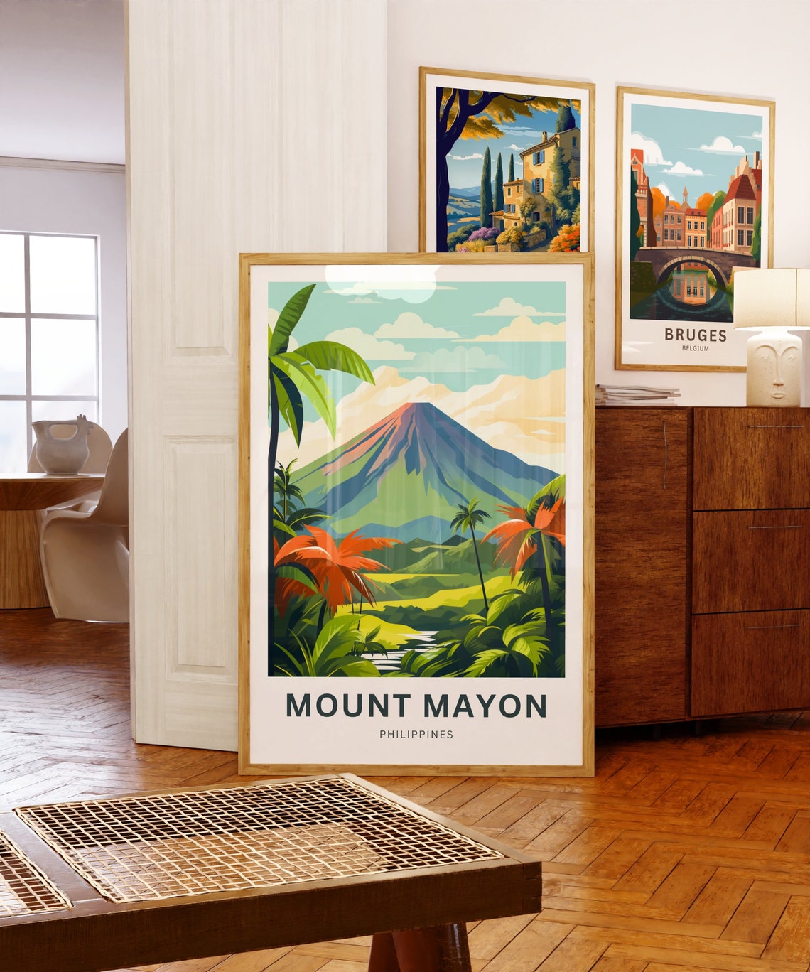 Mount Mayon Philippines Perfect Volcano Cone Tropical Poster - Image 5
