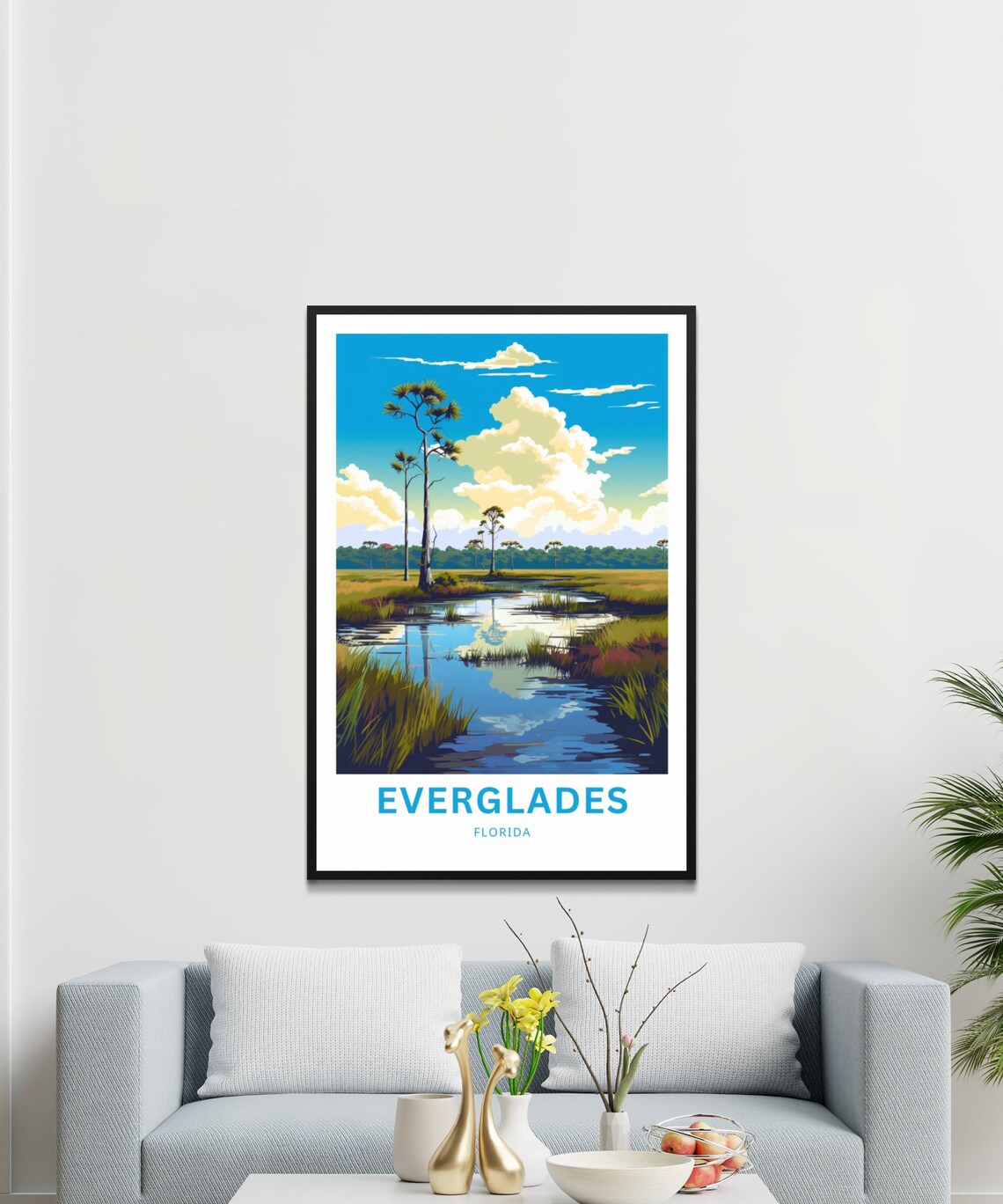 Everglades Travel Poster, Florida Wall Art Print - Image 3