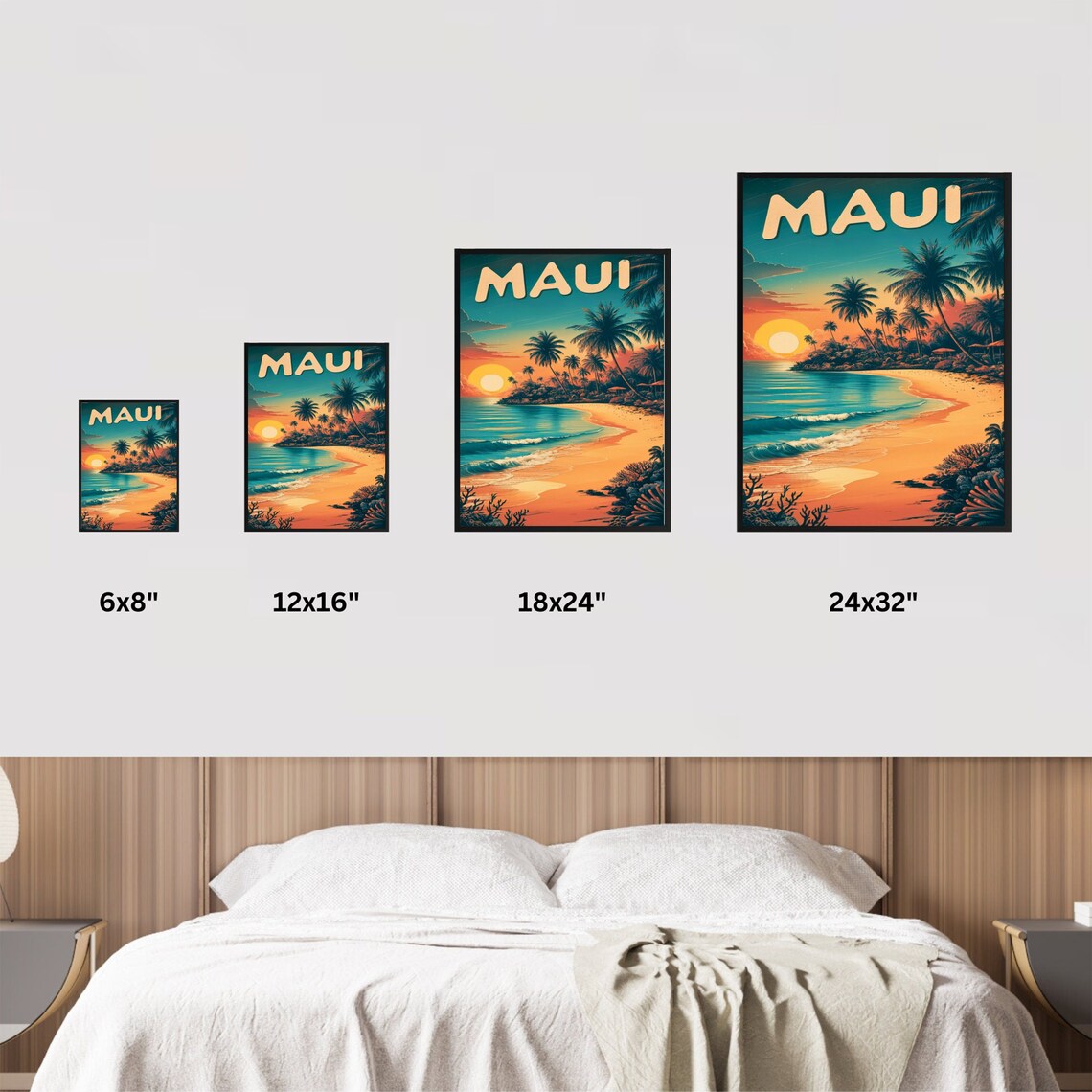 Maui Vintage Travel Poster, Hawaii Wall Art - Image 4
