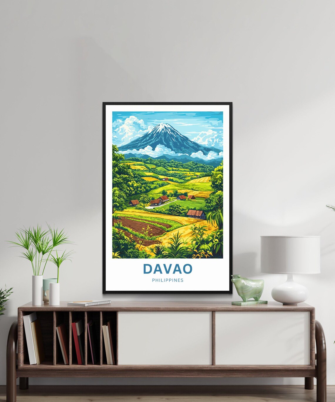 Davao Philippines Mount Apo Volcano Rice Terrace Travel Poster - Image 2