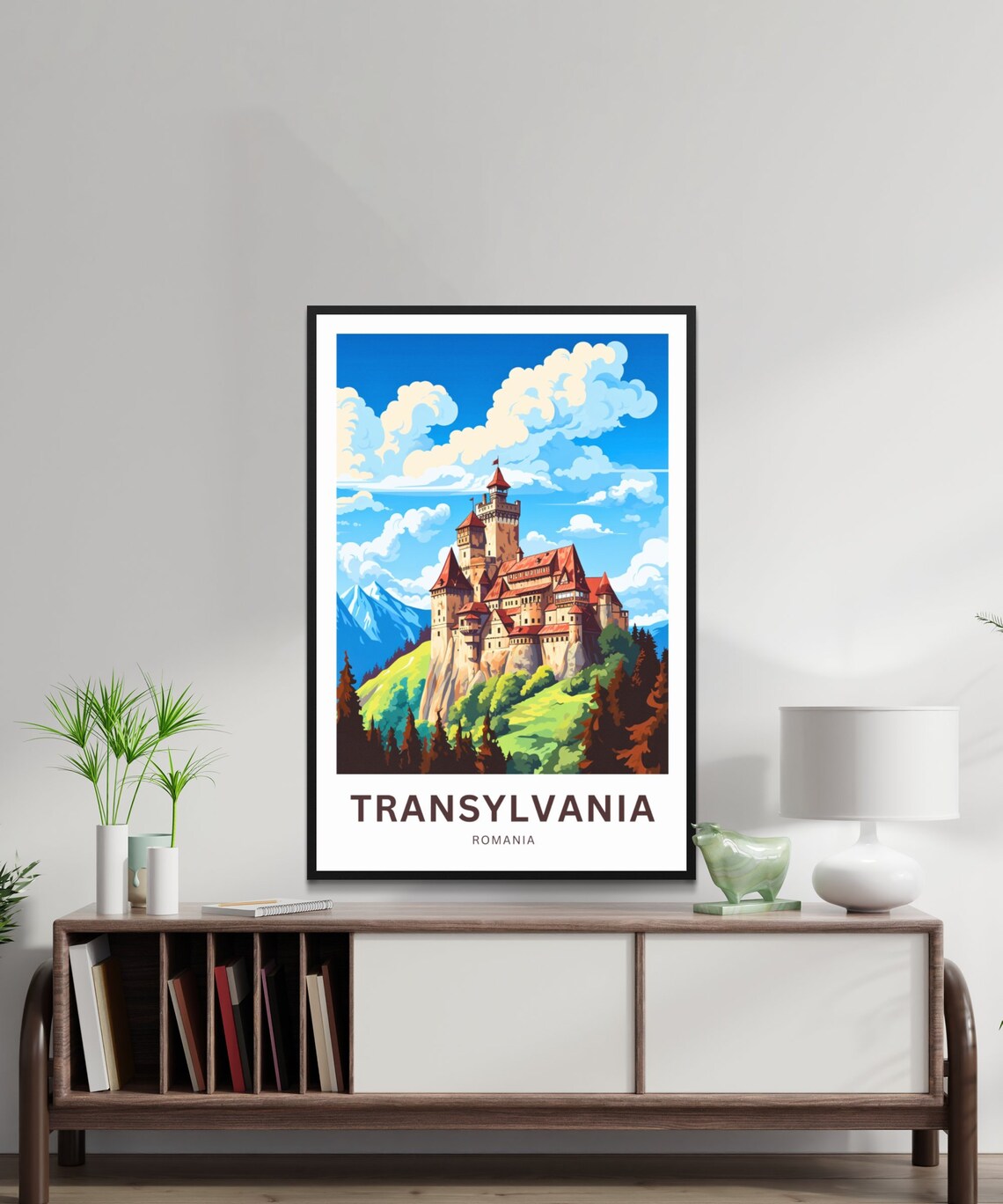 Personalized Transylvania Travel Poster, Romania - Image 2