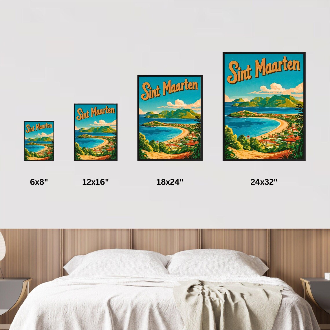 Sint Maarten Vintage Travel Poster, Caribbean Art Print - Image 2