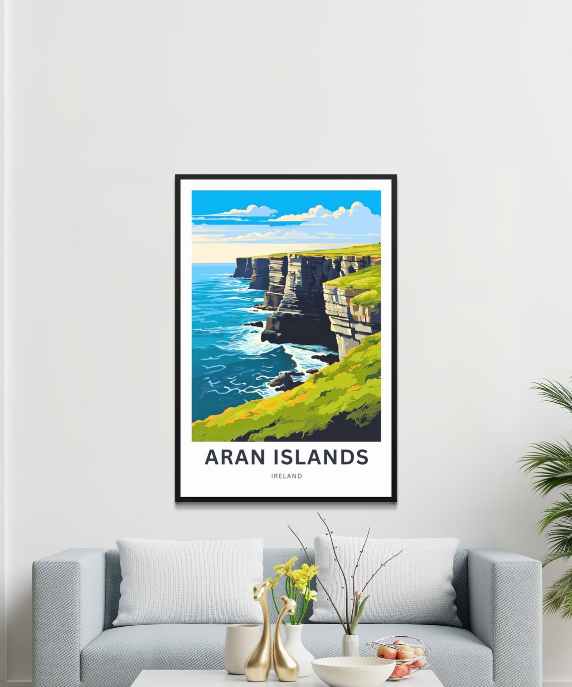 Aran Islands Travel Poster, Ireland Wall Art - Image 3