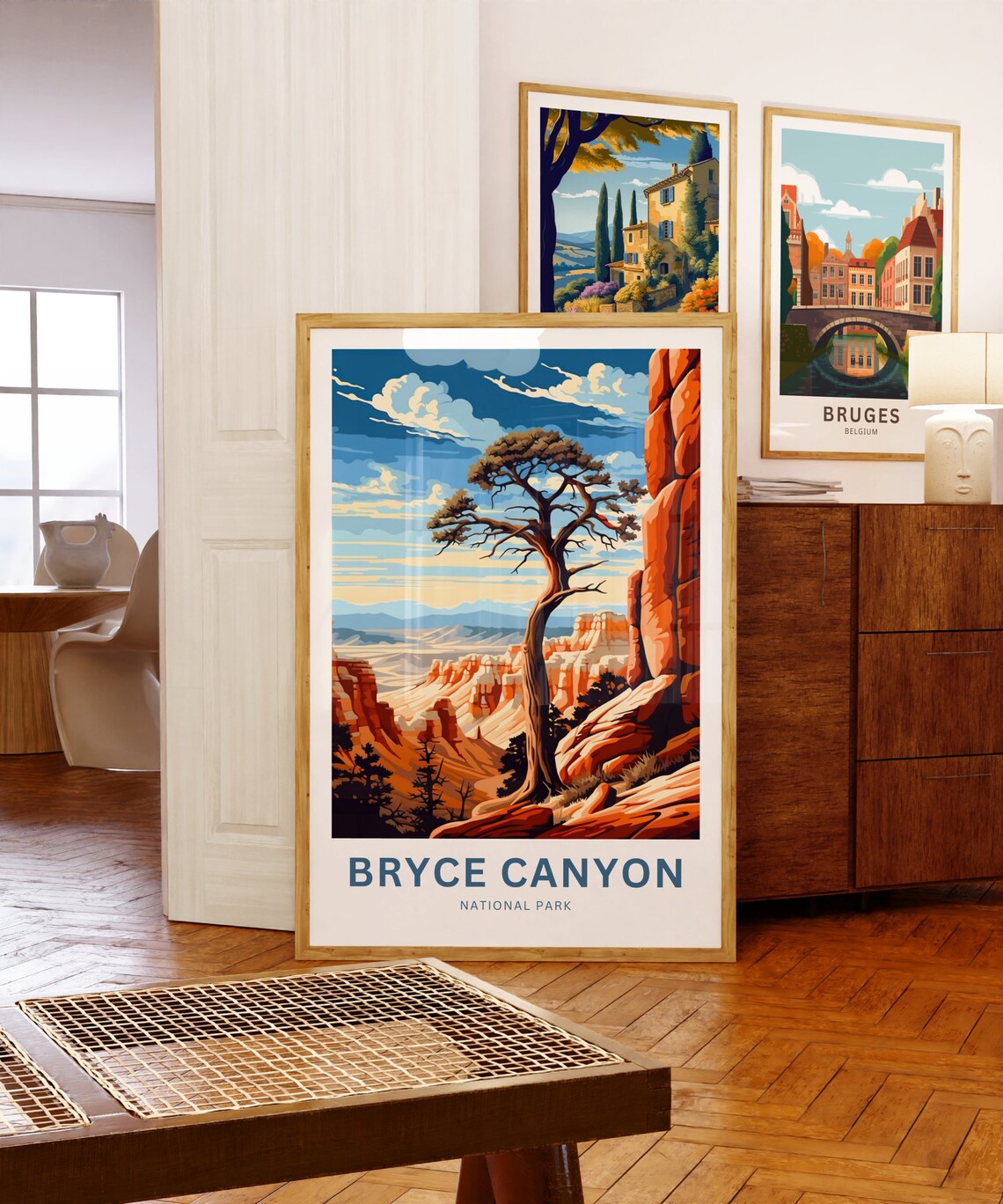 Personalized Bryce Canyon National Park Utah Hoodoos Travel Poster - Image 5