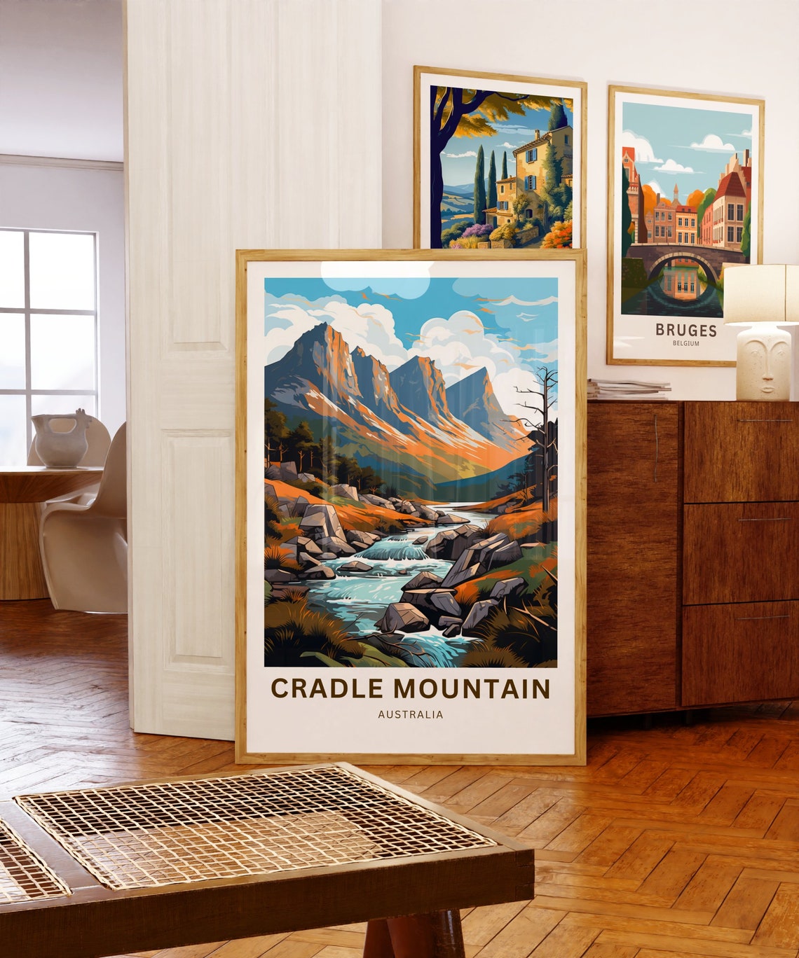 Cradle Mountain Australia Rocky Stream Alpine Peaks Travel Poster - Image 5