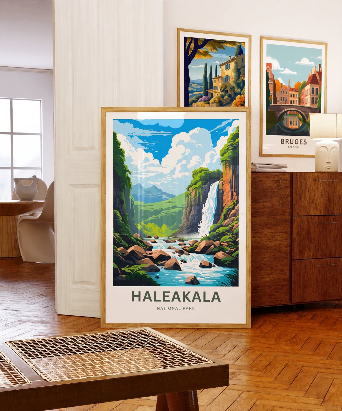 Haleakala National Park Waterfall Personalized Hawaii Travel Poster - Image 5