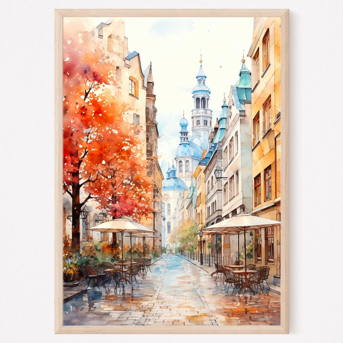 Vienna Vintage Style Travel Poster Art Print