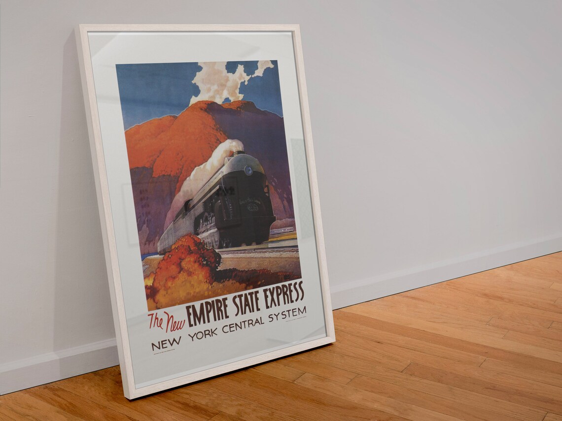 The New Empire State Express New York Central Streamlined Poster - Image 4