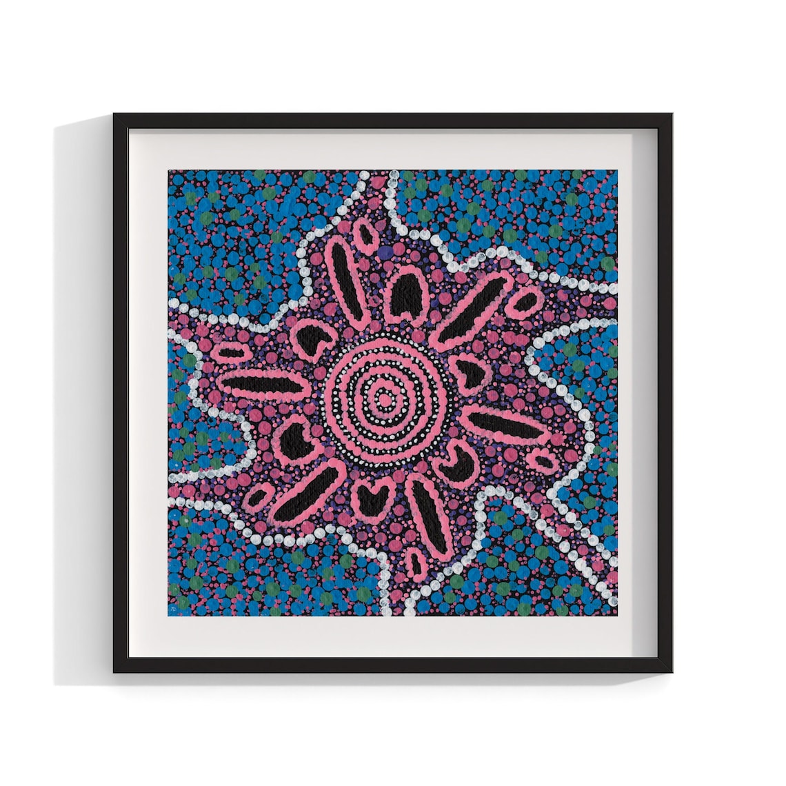 Aboriginal Art Print, Contemporary Wall Decor