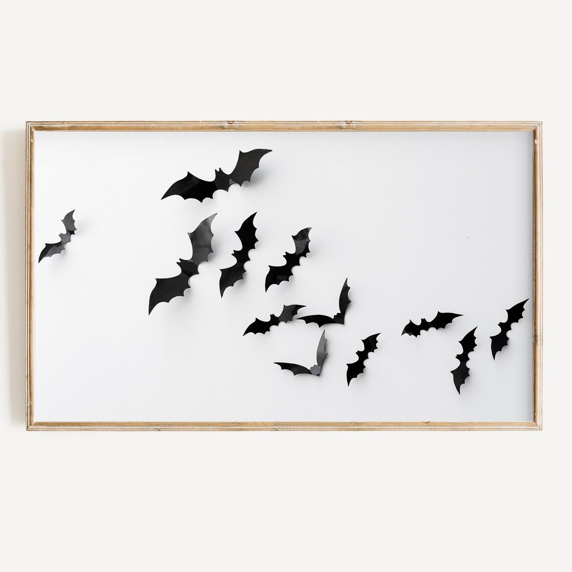 Halloween Bat Modern Minimalist Art Print