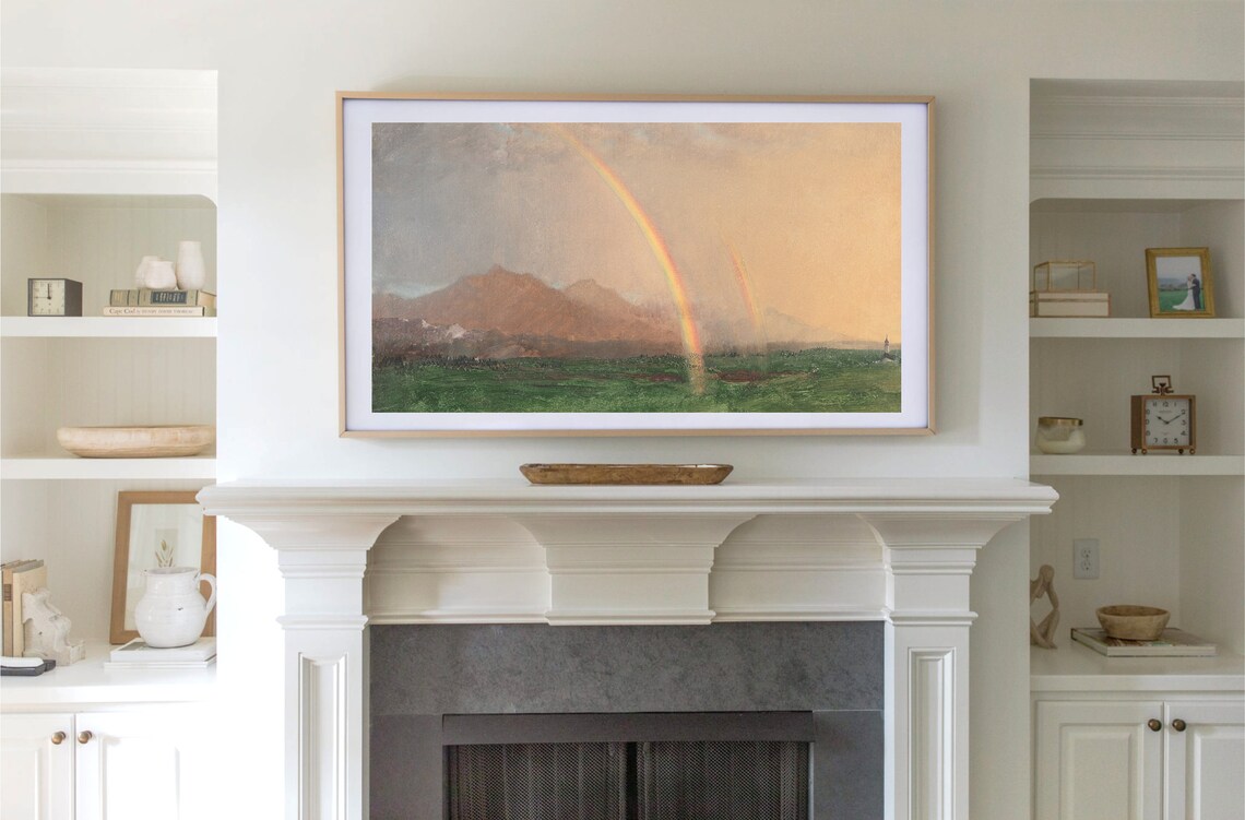 Vintage Rainbow Landscape, Spring St. Patrick's Day - Image 3