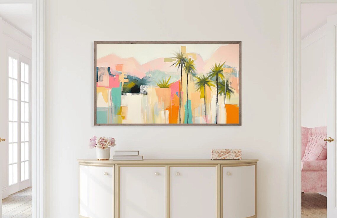 Summer Palm Springs Mid-Century Modern Art Print - Image 4