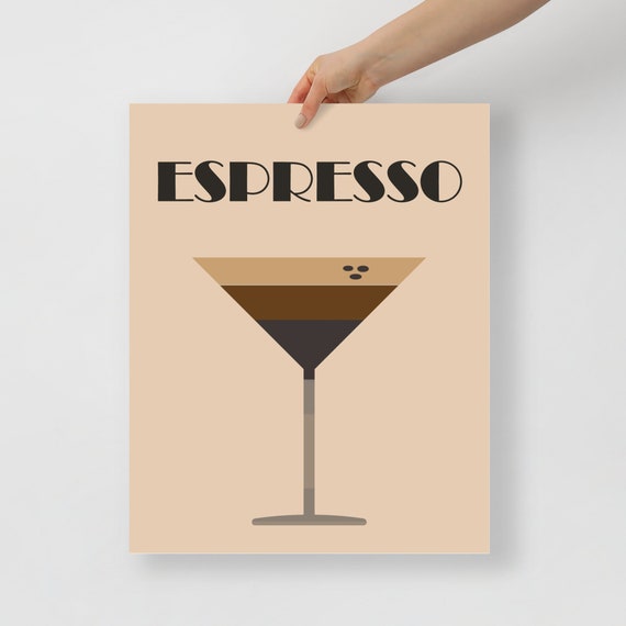 Espresso Martini Poster Printed And Shipped Physical Product