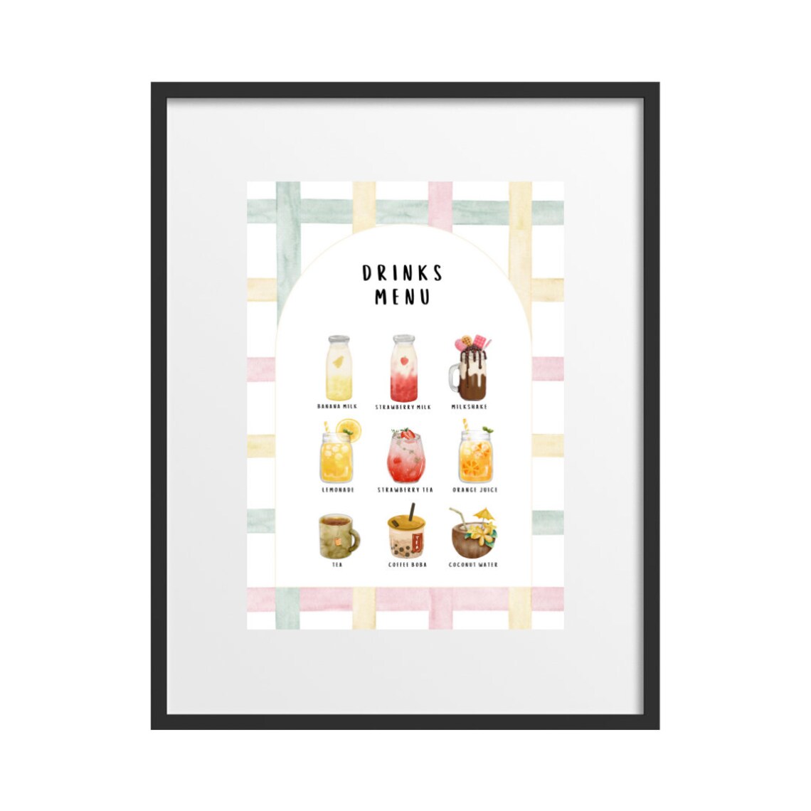 Kids Drinks Menu, Montessori Pretend Play - Image 4