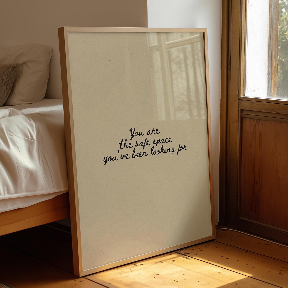 Safe Space Art - Zen Empowerment Sign