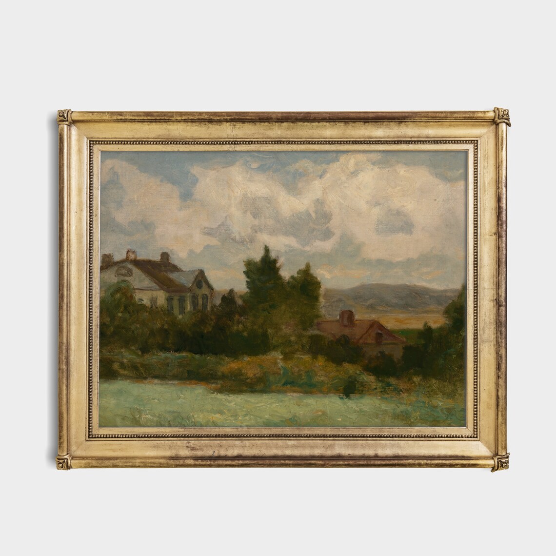 Moody Country Scenery Landscape Art Print, Vintage - Image 4