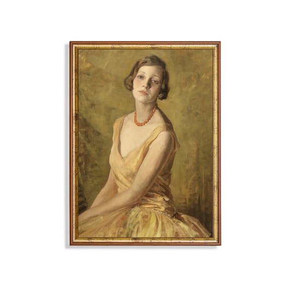 Vintage Victorian Woman Portrait, Fine Art Print