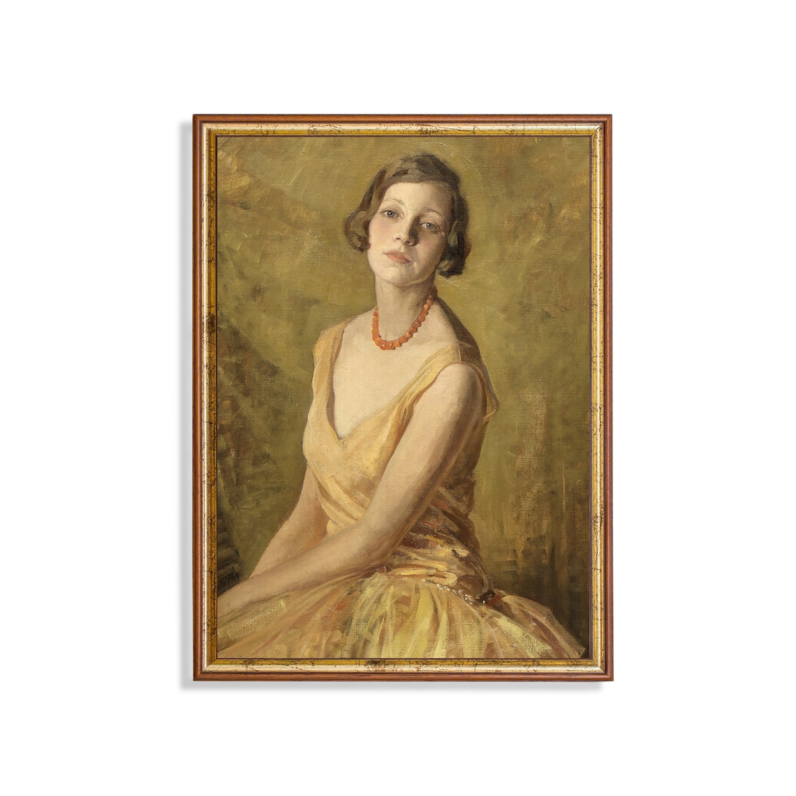 Vintage Victorian Woman Portrait, Fine Art Print