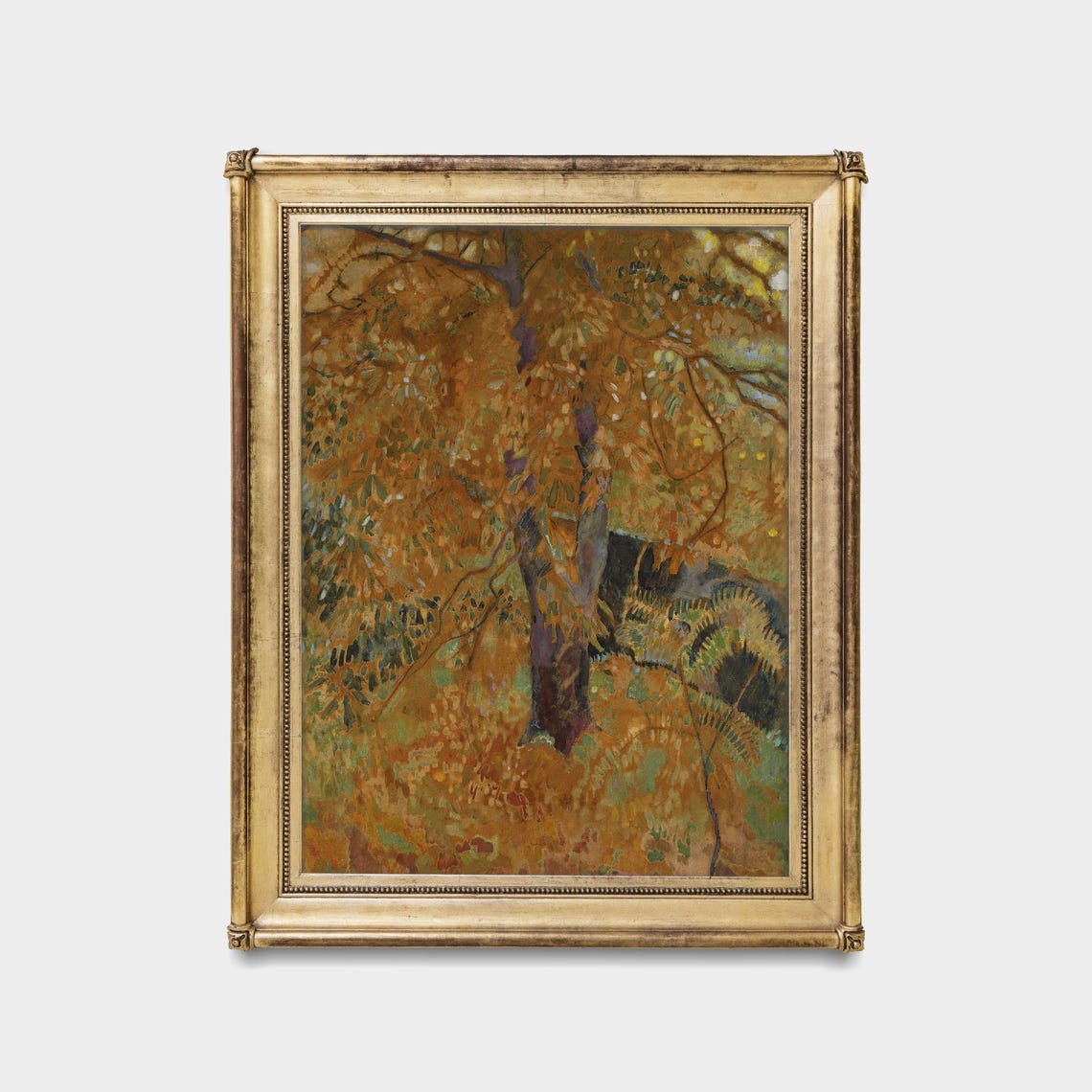 Golden Autumn Tree Canopy In A Woodland Vintage Landscape Poster - Image 5