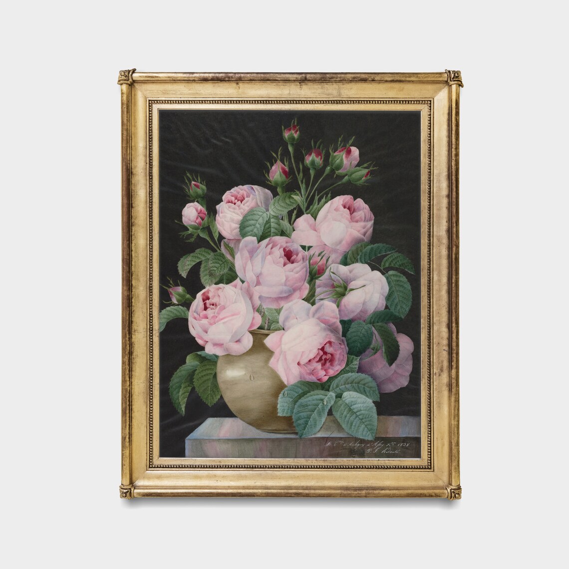 Vintage Still Life With Flowers, Antique Floral Art Print - Image 2