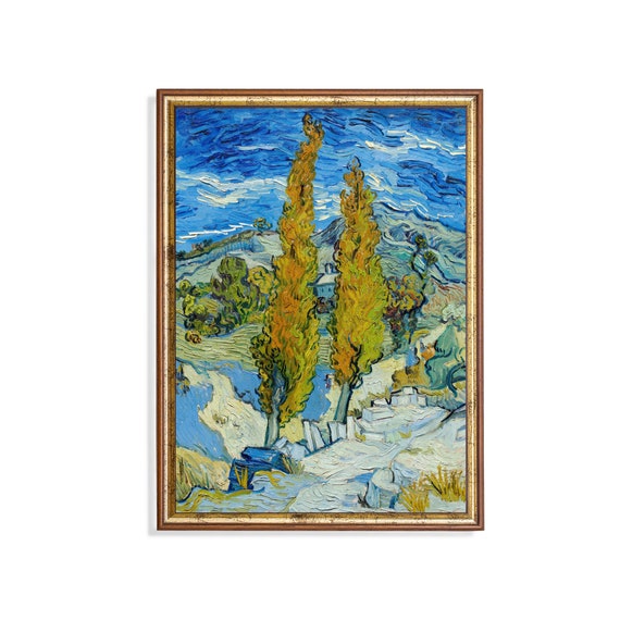 Printed And Shipped Vintage Wall Art Antique Landscape Painting Van Gogh Famous Paintings Fine Art Vertical Art Oil Painting