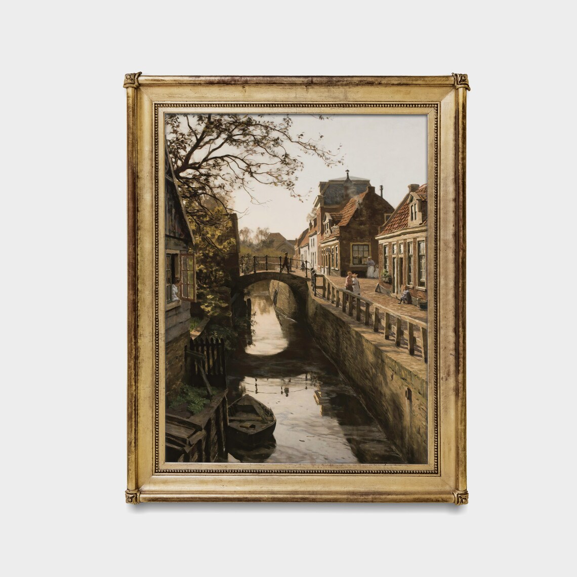 Vintage Cityscape, Antique Architecture Art Print - Image 2