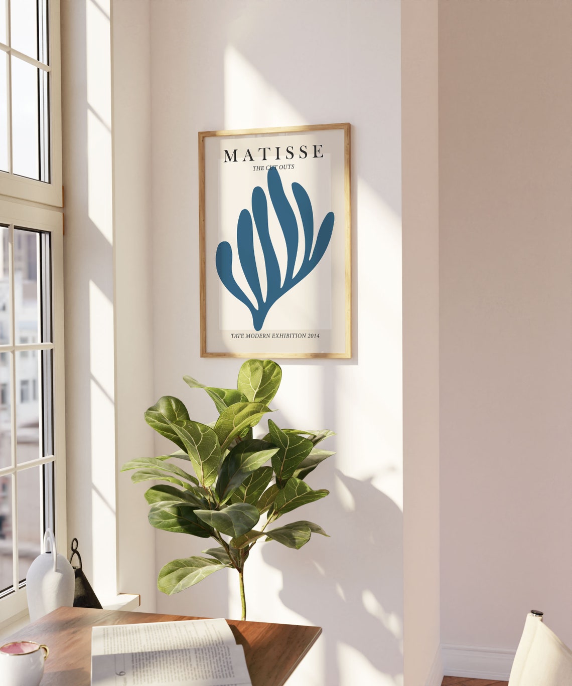 Henri Matisse Cut Outs Blue Leaf Tate Modern Exhibition Poster - Image 3