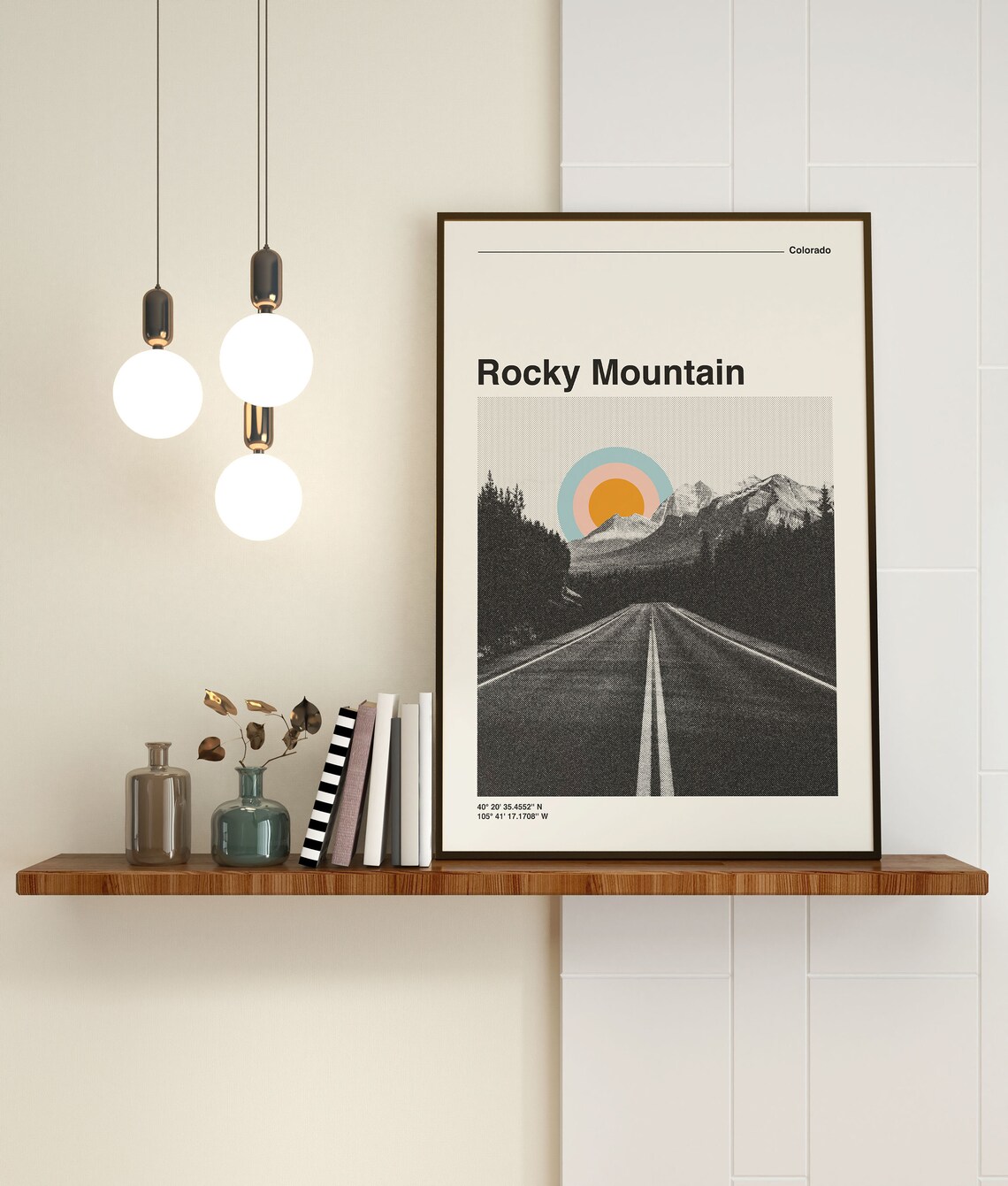 Rocky Mountain National Park Retro Travel Poster - Image 3