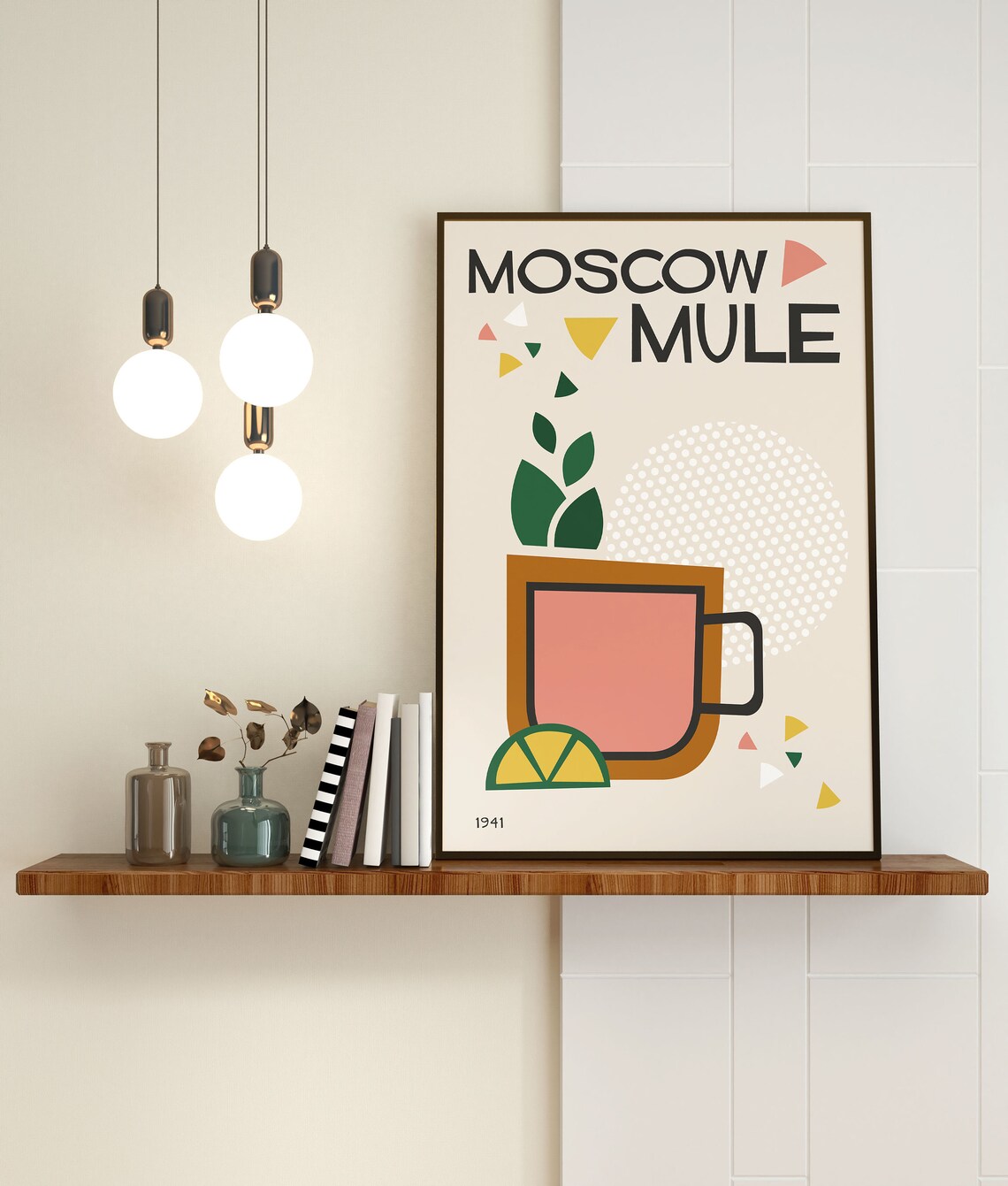 Retro Moscow Mule Mid-Century Kitchen Art Print - Image 3