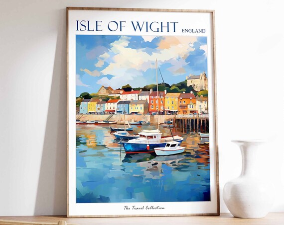 Isle Of Whithorn Poster Isle Of Whithorn Travel Print Scotland Travel Poster Scottish Decor Tropical Decor Isle Of Whithorn Gift