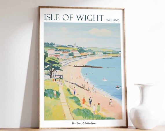 Isle Of Whithorn Poster Isle Of Whithorn Travel Print Scotland Travel Poster Scottish Decor Tropical Decor Isle Of Whithorn Gift