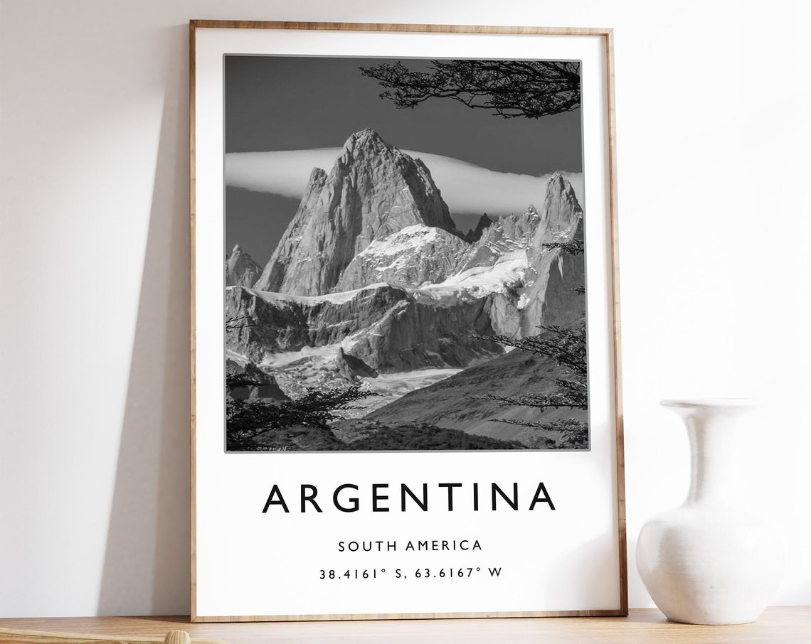 Argentina Travel Print Argentina Travel Poster Buenos Aires Travel Gift Argentina Art City Art Travel Decor Photographic Print