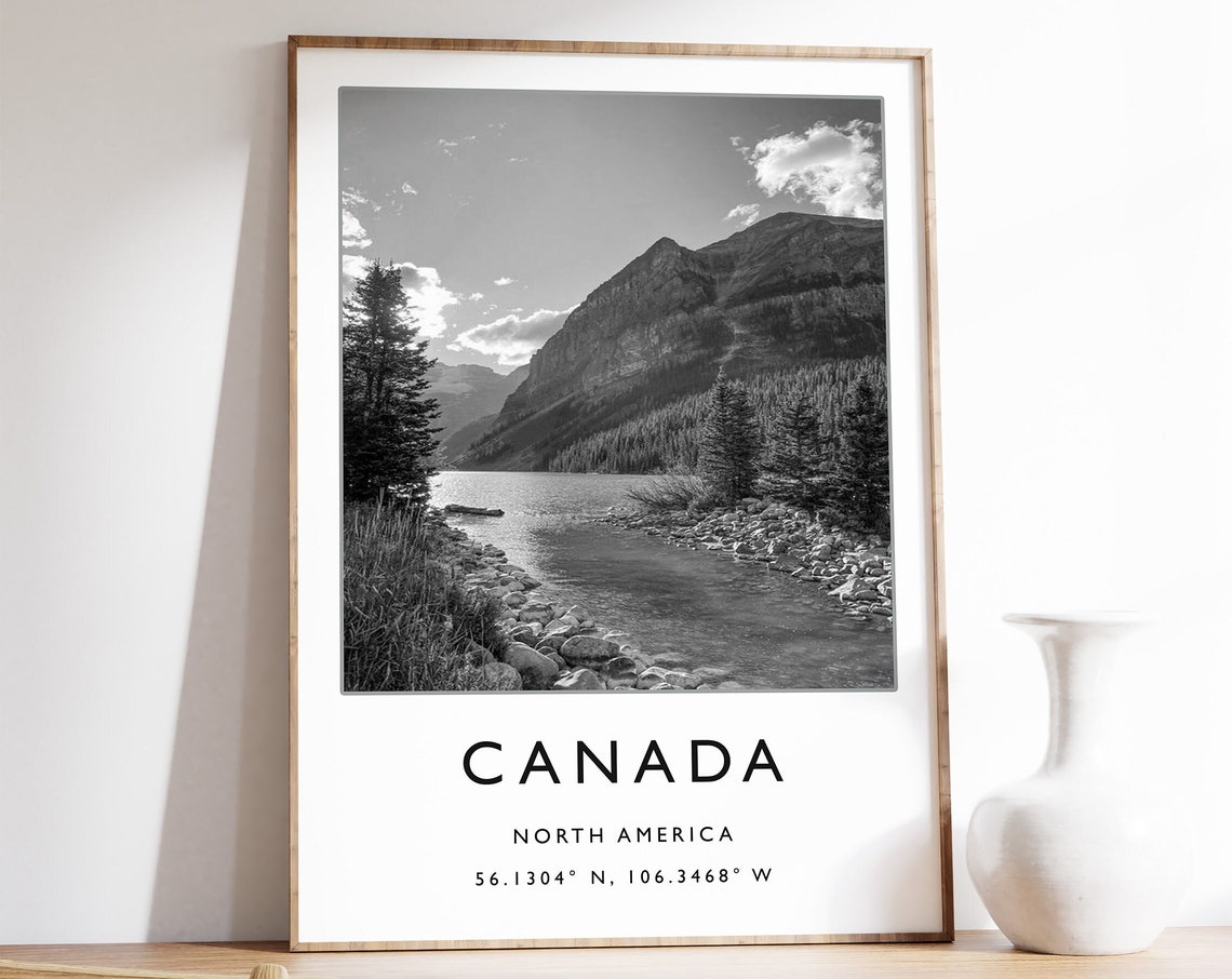 Canada Travel Print Canada Travel Poster Canadian Travel Gift Canadian Art City Art Travel Decor Photographic Print