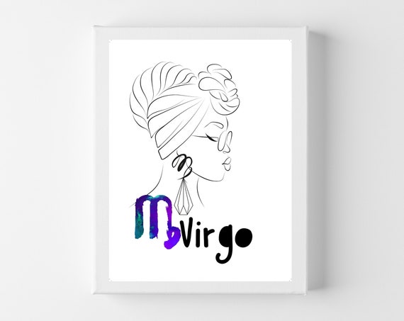 Virgo Zodiac Wall Art