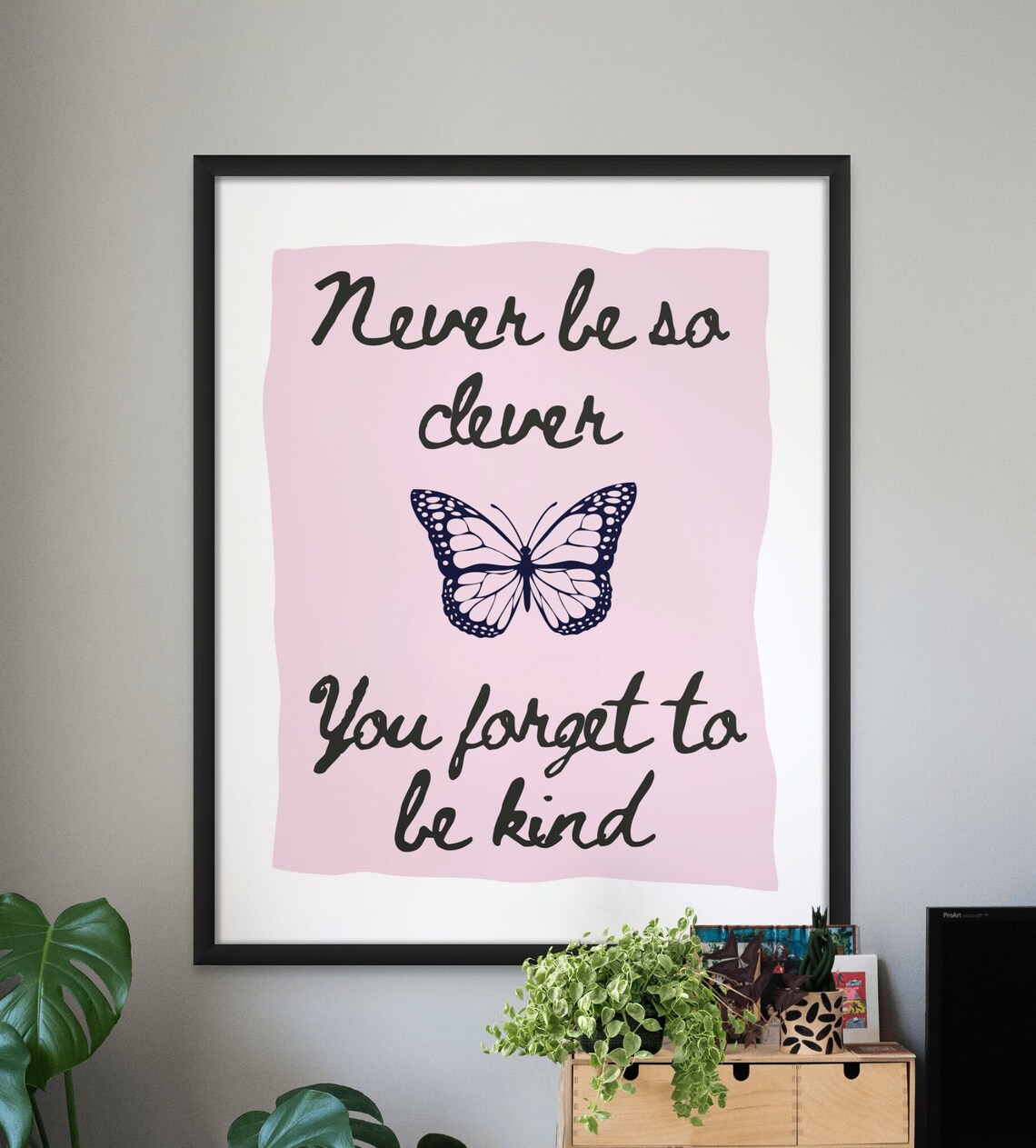 Taylor Lyric Poster, Evermore Kind Quote