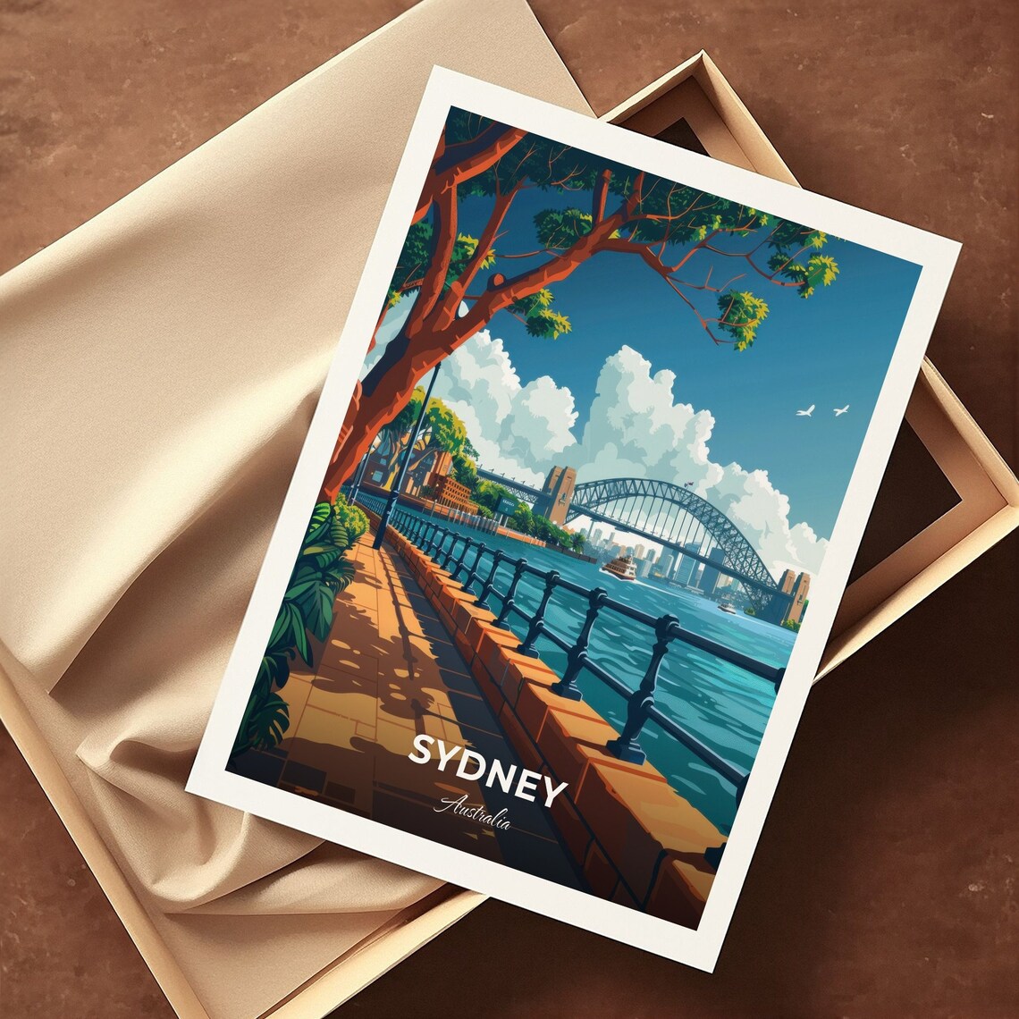 Sydney Harbour Bridge Scenic Promenade Harbour View Travel Poster - Image 3