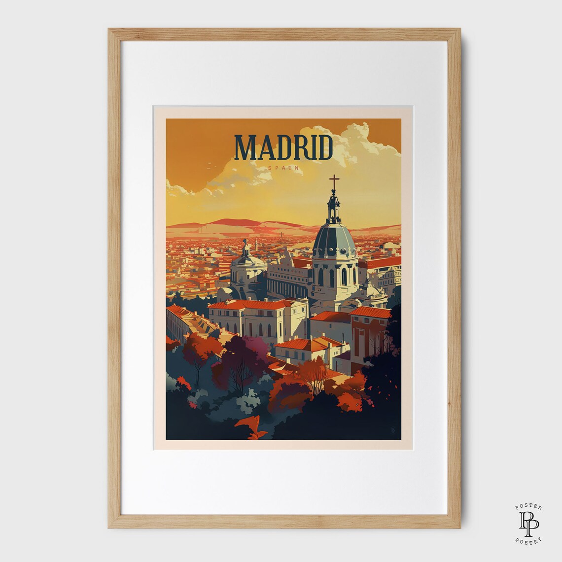 Madrid Travel Poster, Spain Wall Art for Home - Image 4