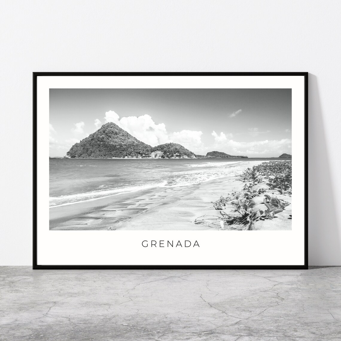 Grenada Travel Poster, West Indies Home Decor