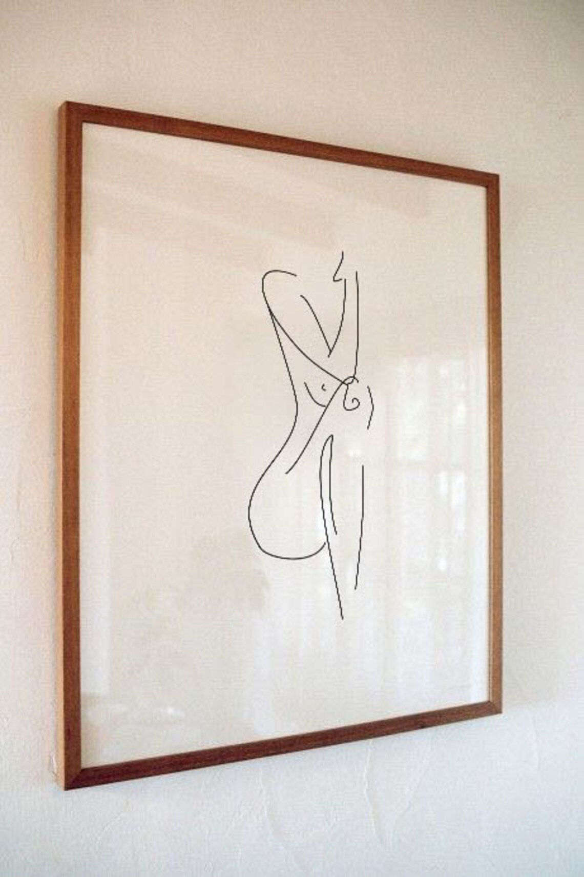Nude Woman Line Art, Female Minimalist Art Print - Image 3