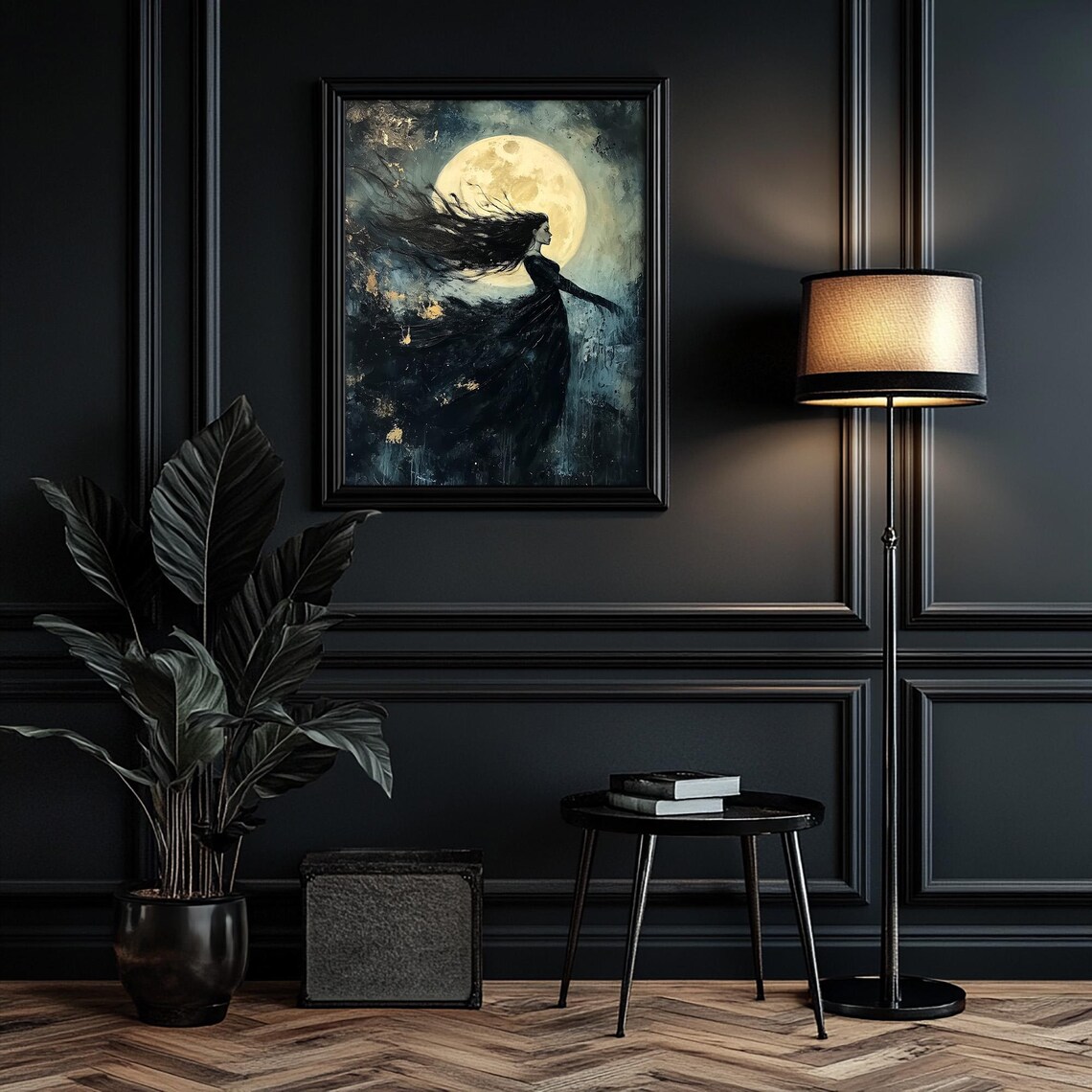 Nyx Goddess of the Night Dark Fantasy Art Print - Image 5