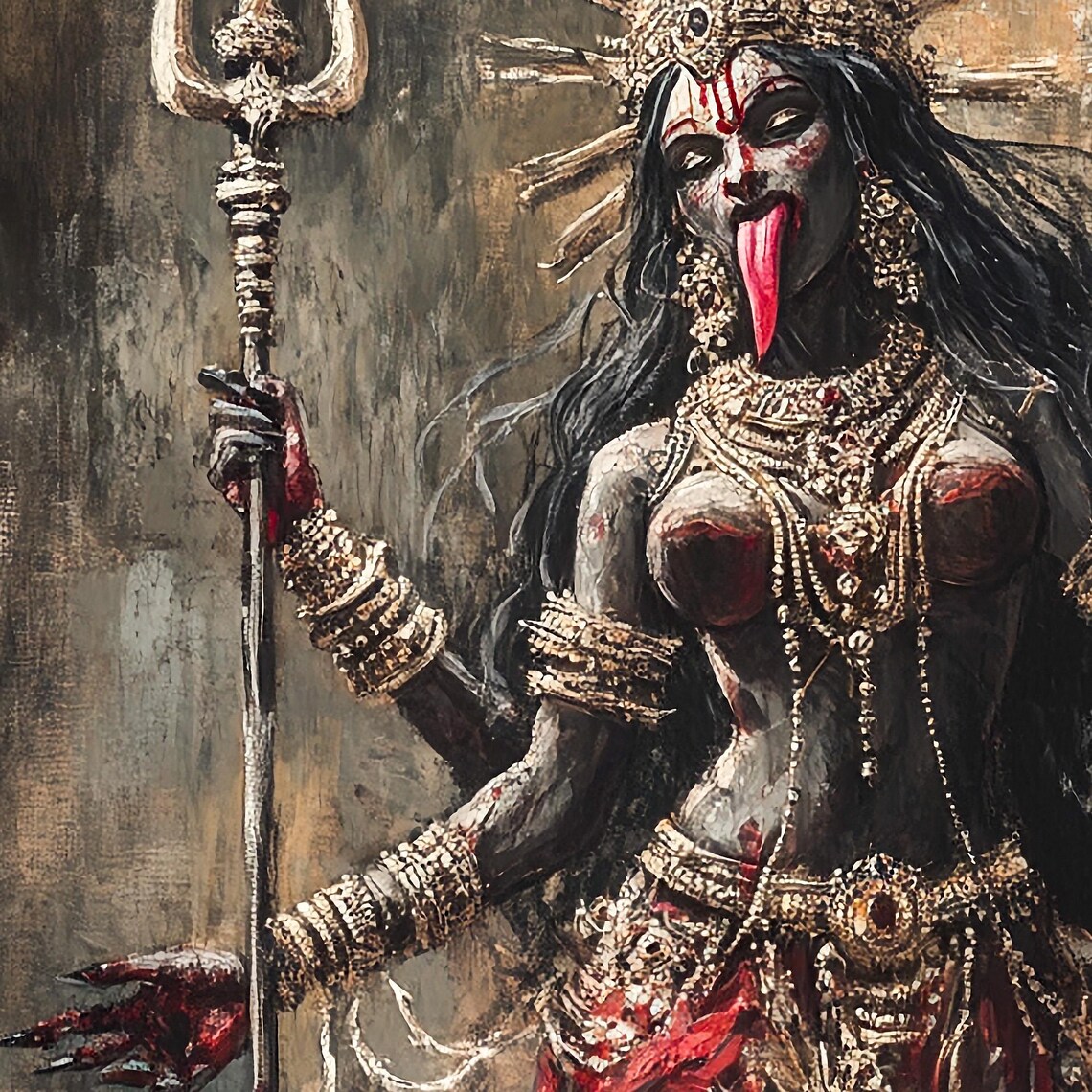 Kali Fine Art Print, Pagan Indian Goddess - Image 7