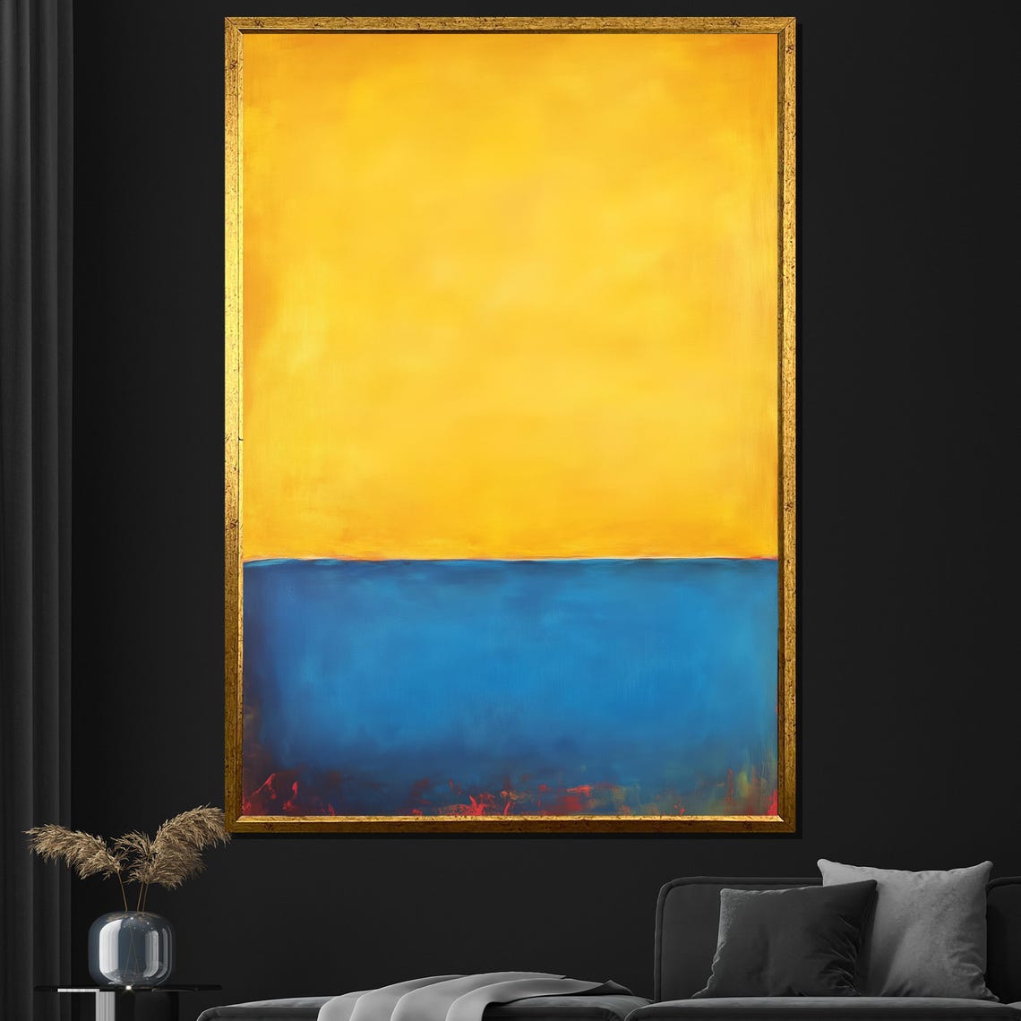 Mark Rothko Yellow Blue Bright Color Field Abstract Art Print