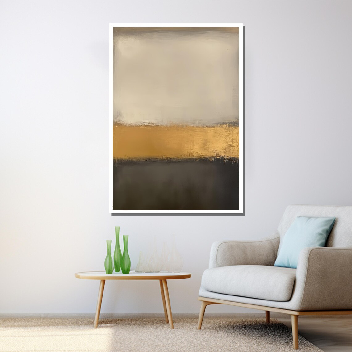 Mark Rothko-Inspired Abstract Art, Mid-Century Decor - Image 3