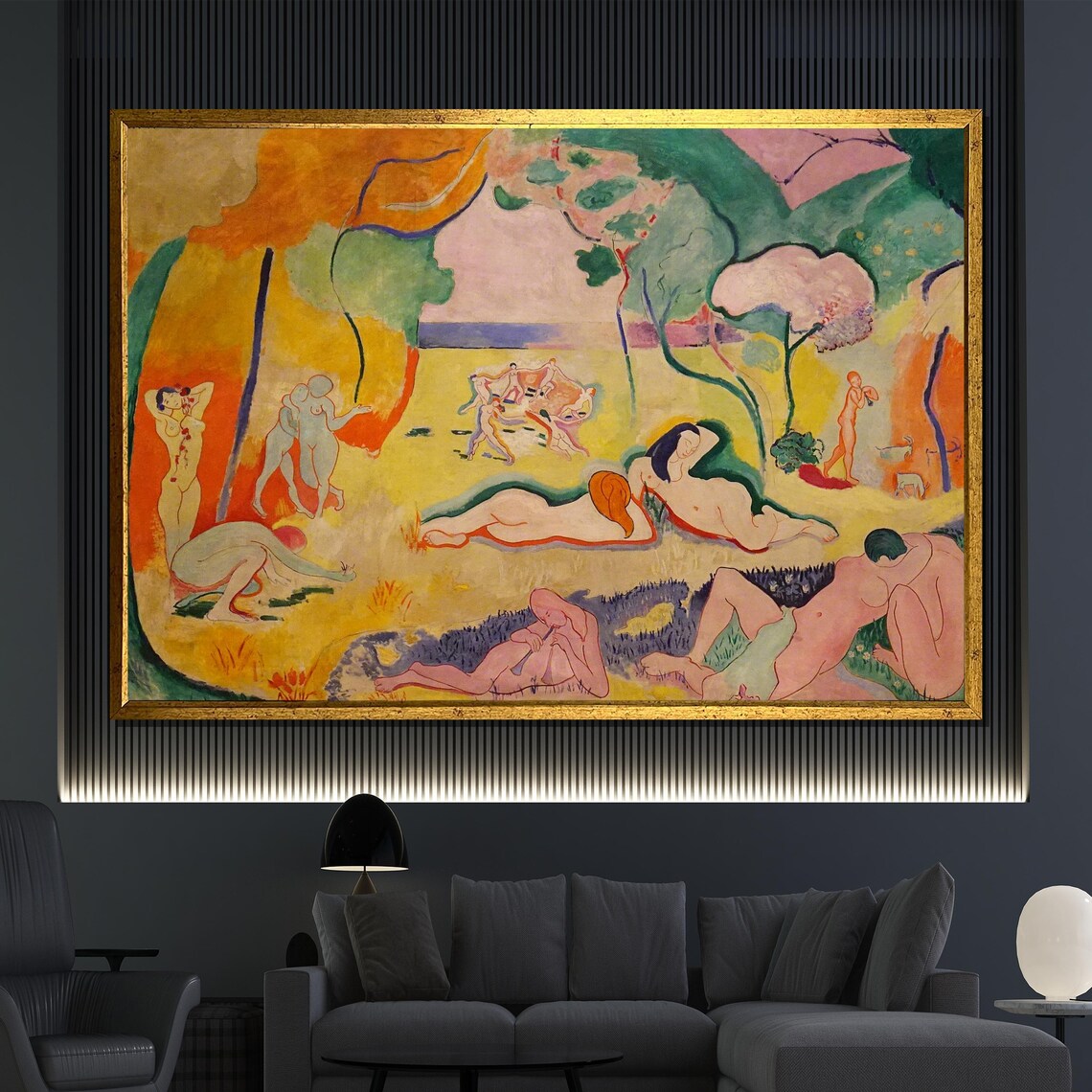 Henri Matisse The Joy Of Life Fauvist Landscape Classic Print
