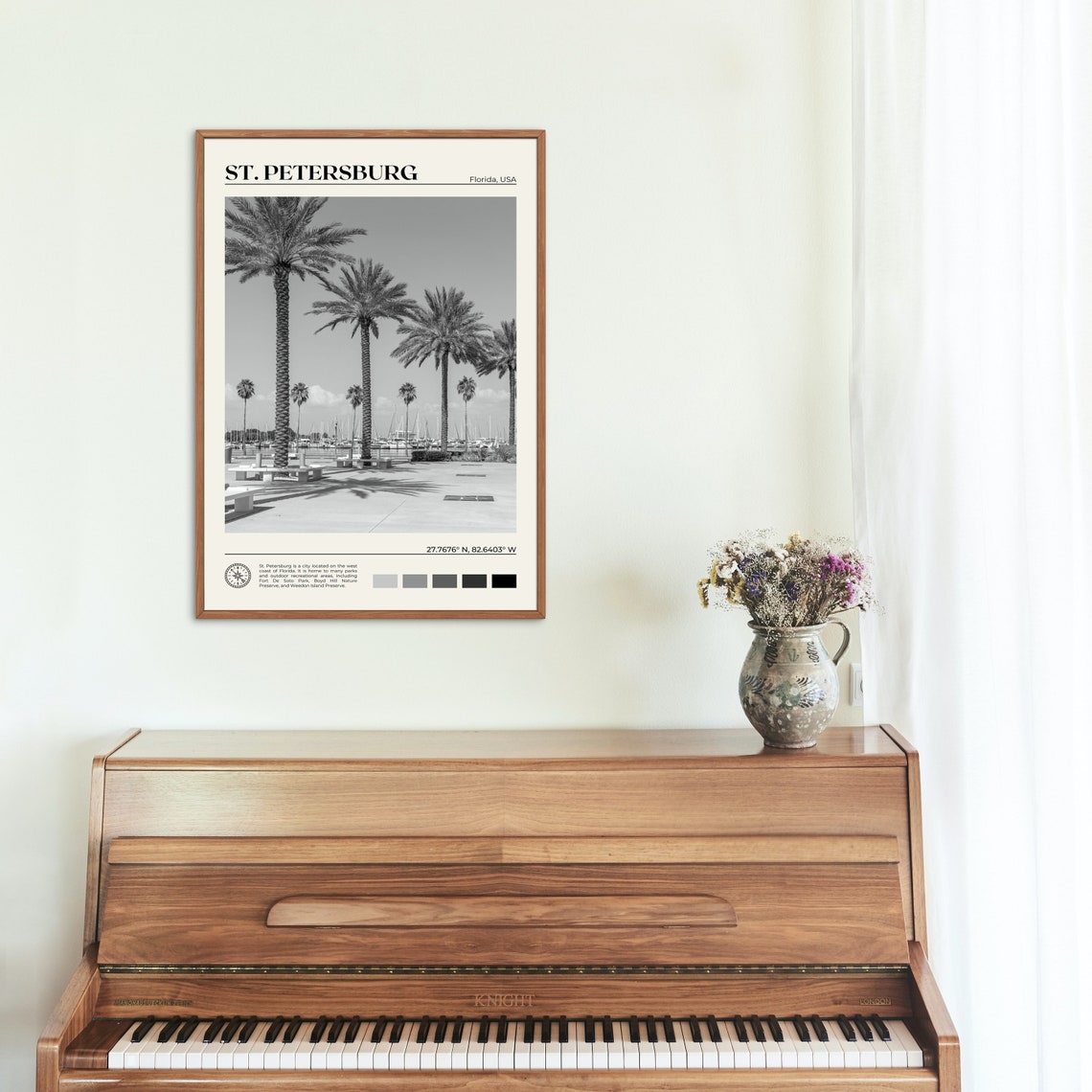 Black And White St Petersburg Print St Petersburg Wall Art St Petersburg Poster St Petersburg Photo St Petersburg Wall Decor - Image 2